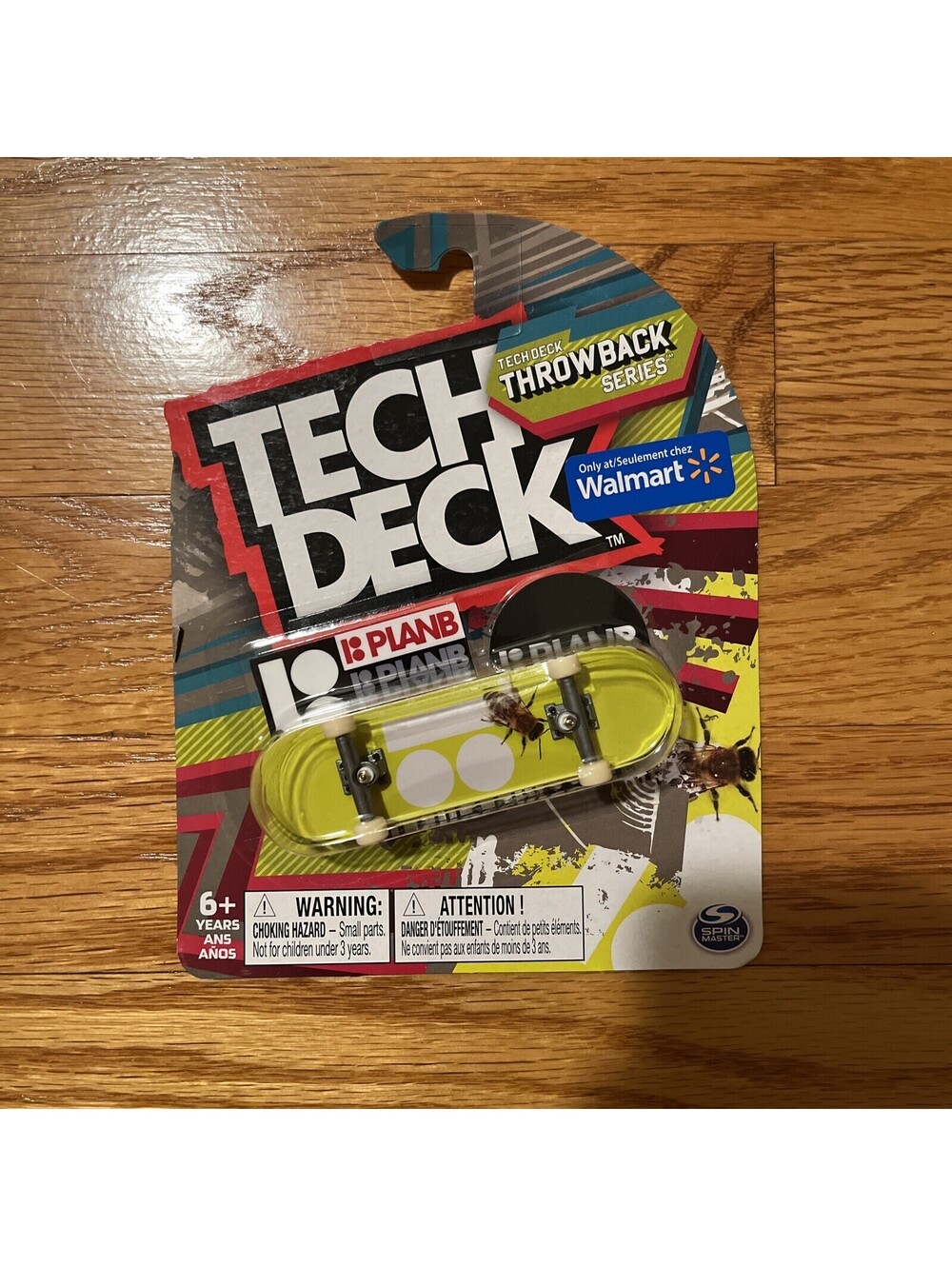 Tech Deck Plan B Skateboards Bumble  Throwback Ultra Rare  * Walmart Exclusive